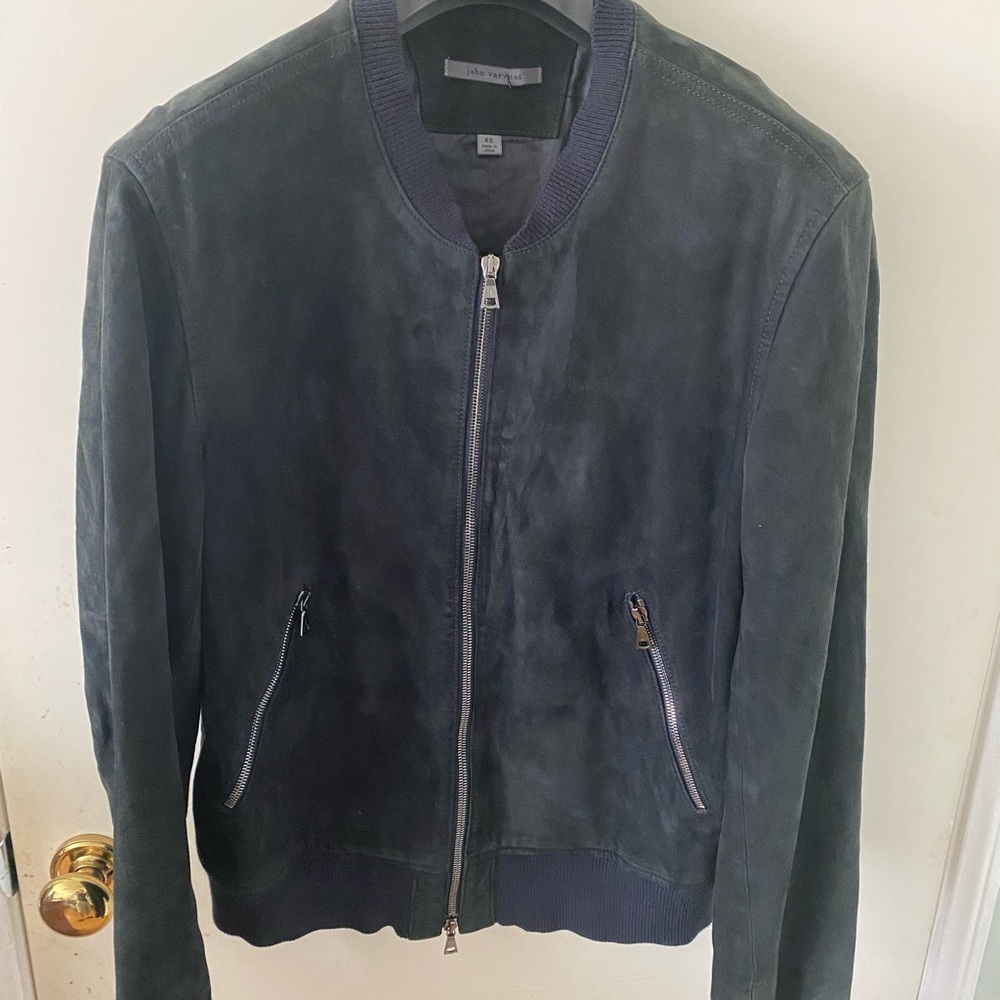 John Varvatos Suede Jacket